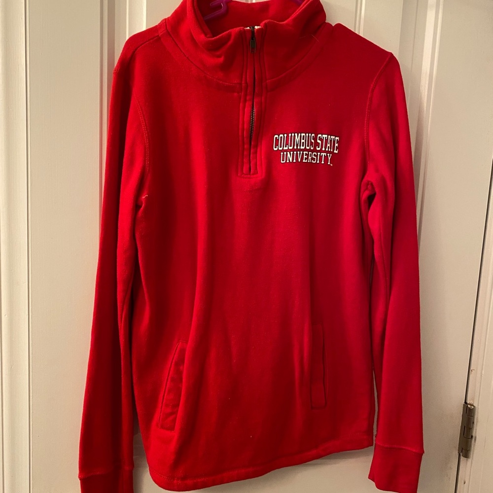 College quarter zip